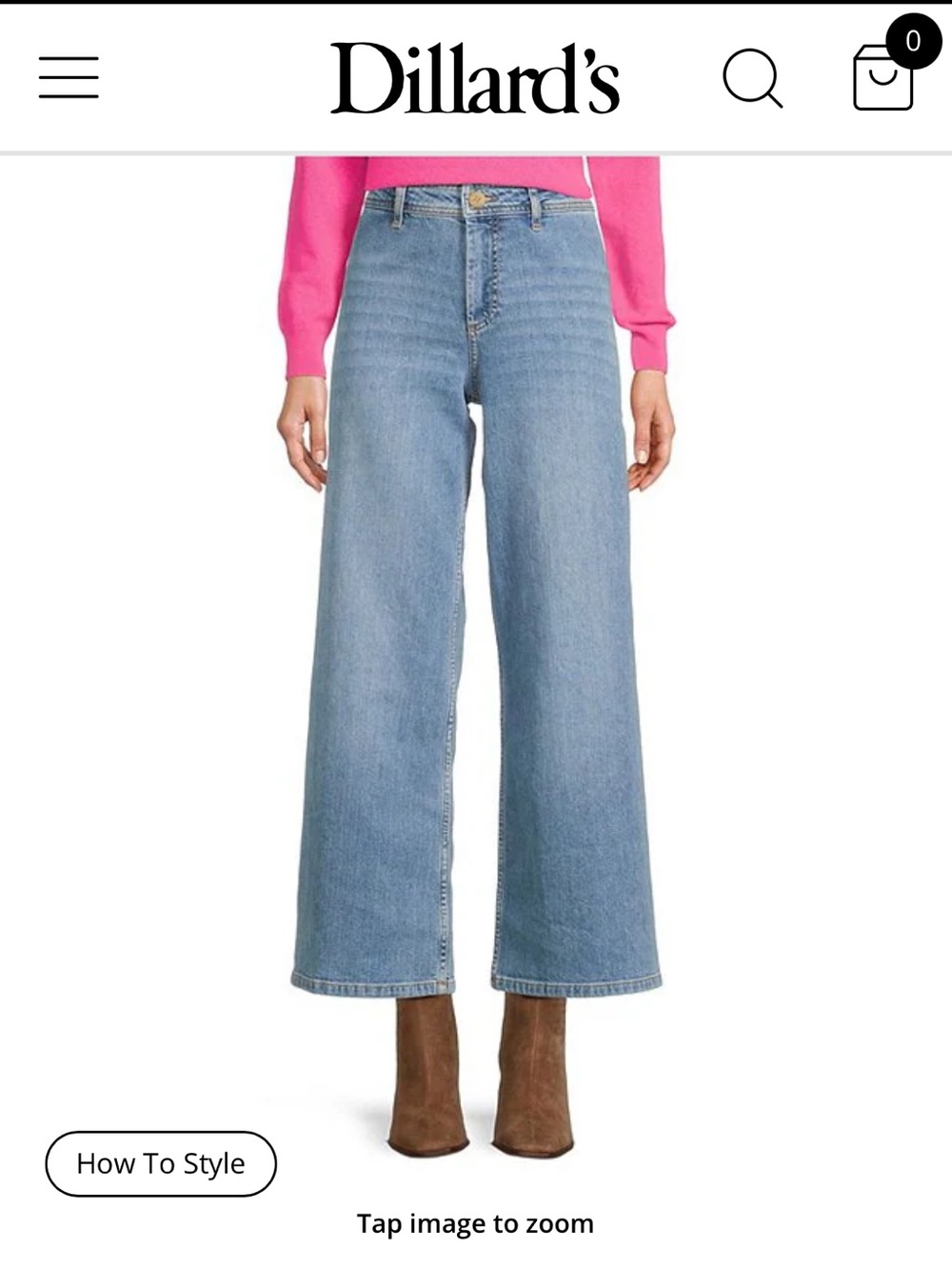 Antonio Melani Raleigh Wide Leg Jeans